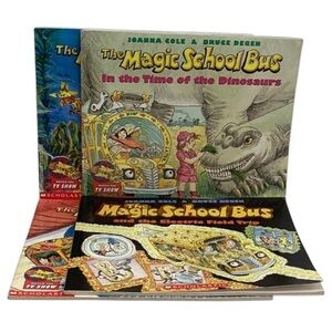 🍄 The Magic School Bus Set of 4 Softcover Books